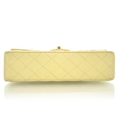 Chanel Caviar Quilted Medium Double Flap Beige 6 of 12