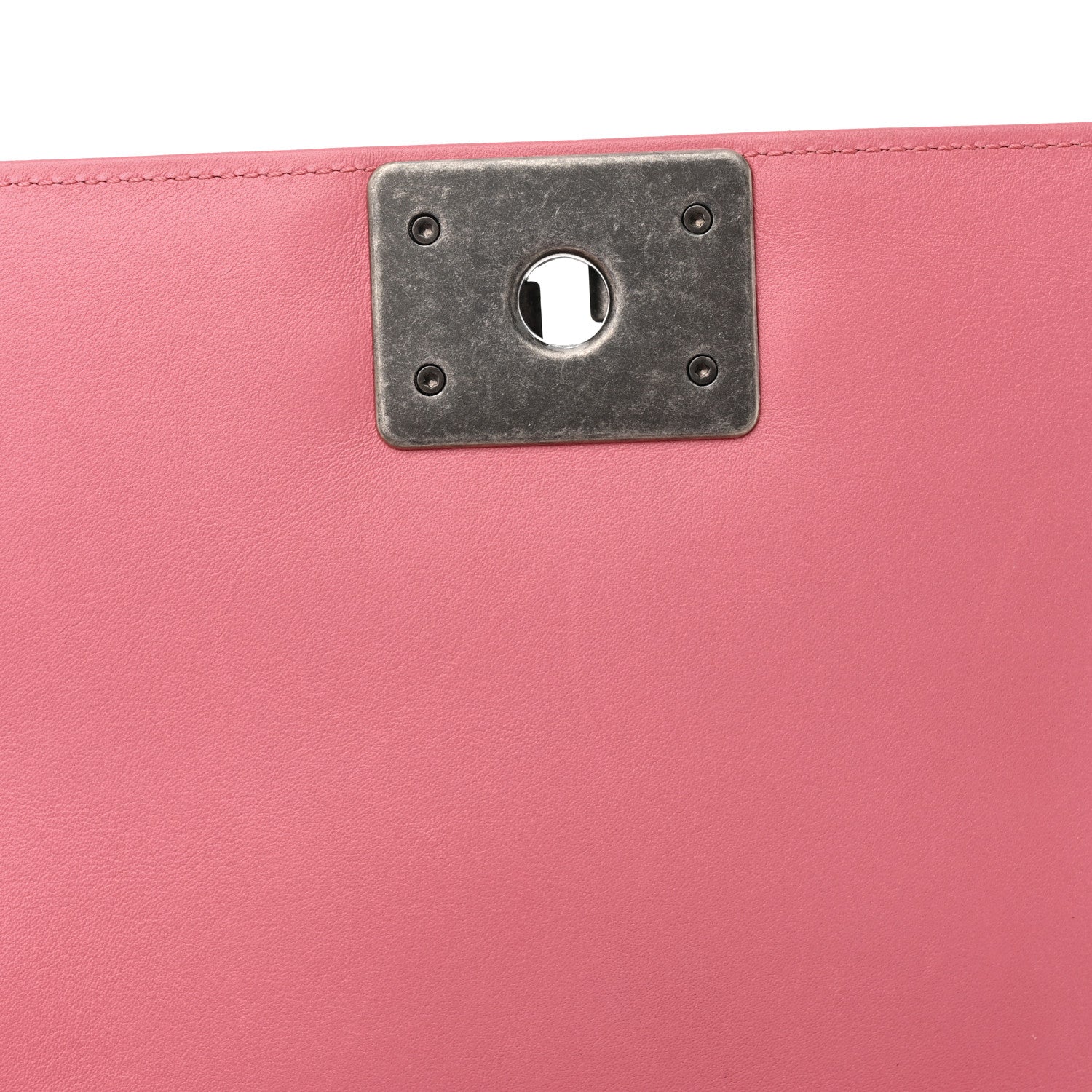 Chanel Calfskin Chevron Quilted Medium Boy Flap Pink 12 of 17