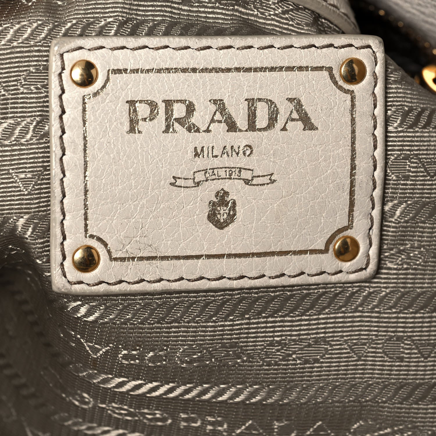 Prada Cervo Antik Shoulder Bag Talco 6 of 18