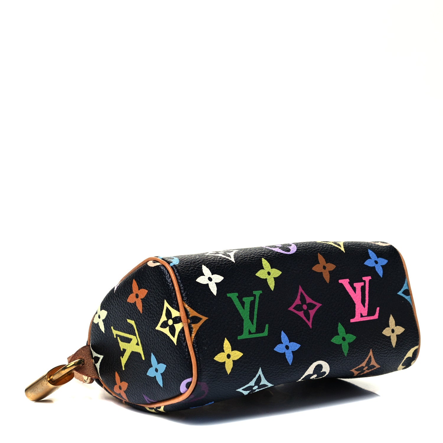 Louis Vuitton Monogram Multicolor Mini Sac HL Speedy Black 4 of 8