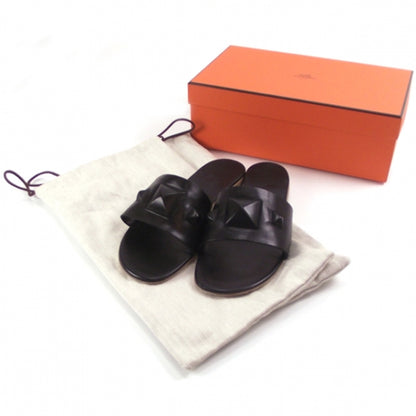 Hermes Leather Collier De Chien Sandals 38 5 of 7