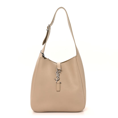 Saint Laurent Smooth Calfskin Small Le 5 A 7 Soft Hobo Sea Salt 1 of 9