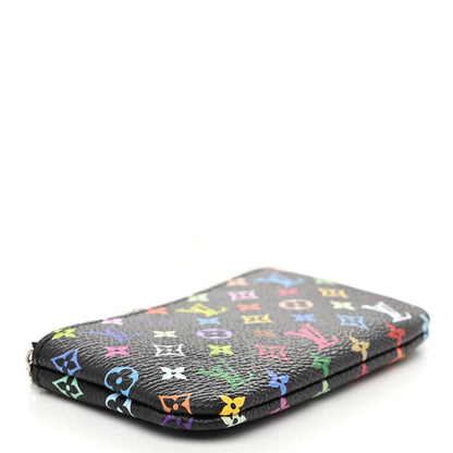 Louis Vuitton LV X TM Monogram Multicolor Key Pouch Black 4 of 7