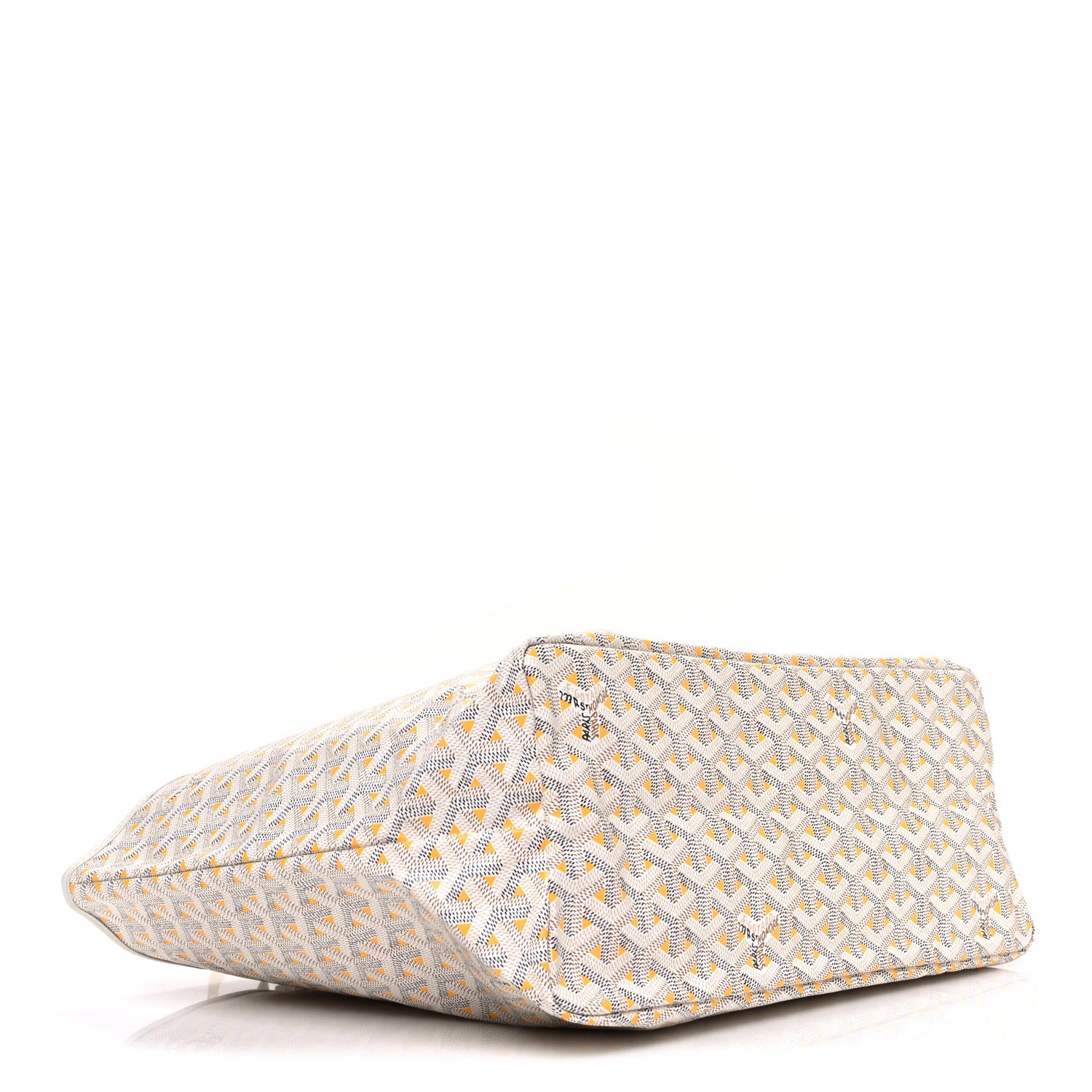 Goyard Goyardine Saint Louis Claire Voie PM White Yellow 5 of 11