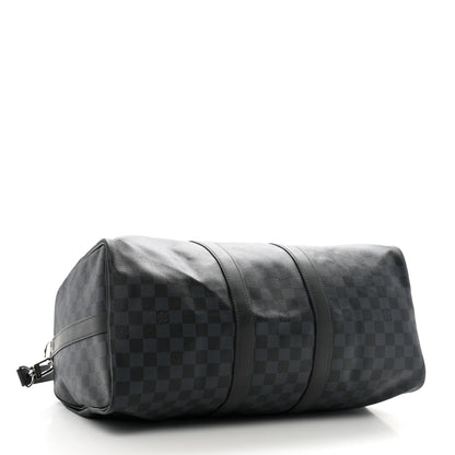 Louis Vuitton Damier Cobalt Keepall Bandouliere 45 3 of 9