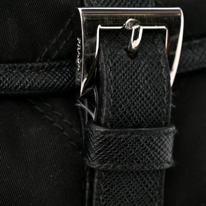 Prada Tessuto Nylon Saffiano Vela Quilted Backpack Black 15 of 19
