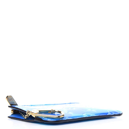Louis Vuitton Vernis Valentine Key Pouch Light Blue 4 of 4