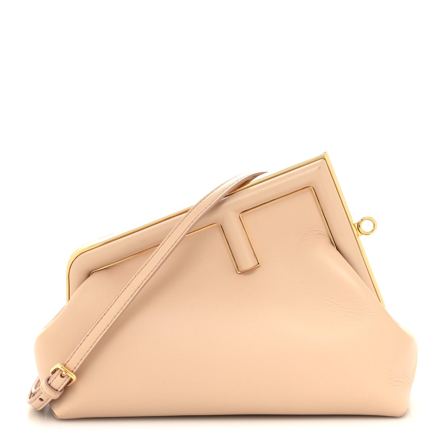 Shiny Nappa Small Fendi First Poudre