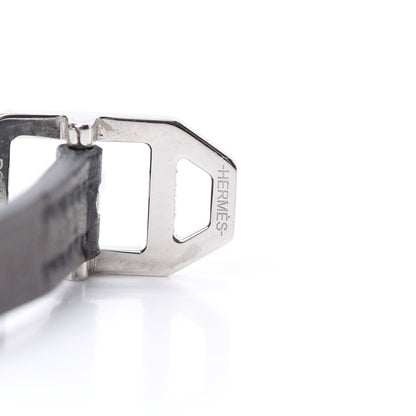 Hermes Swift Paddock Double Tour Bracelet T5 Etain Black 4 of 7