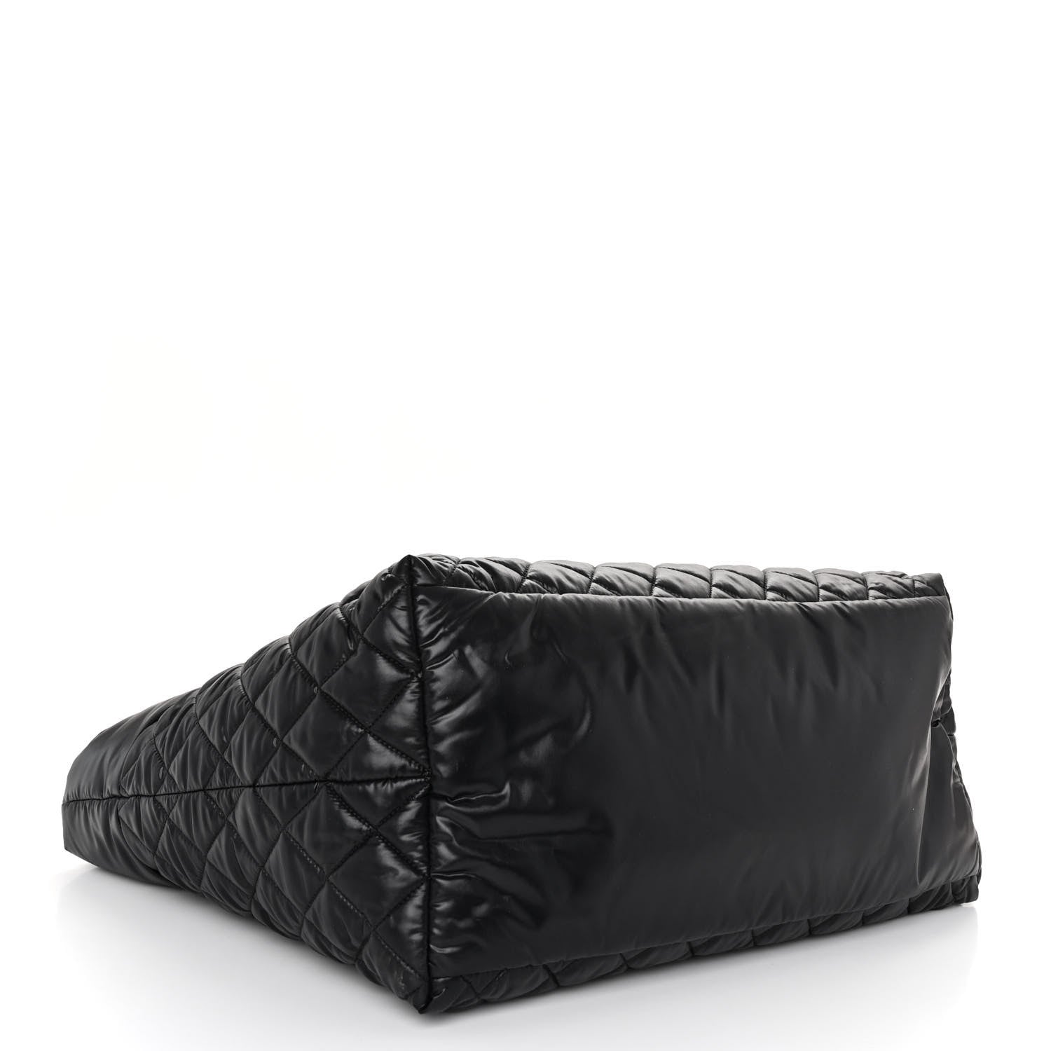 Chanel Nylon Quilted Large Coco Cocoon Tote Black 4 of 9