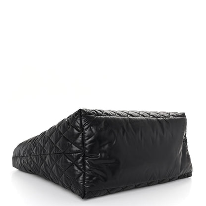 Chanel Nylon Quilted Large Coco Cocoon Tote Black 4 of 9