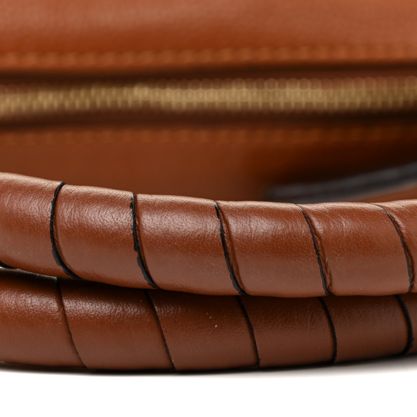 Calfskin Medium Marcie Satchel Tan