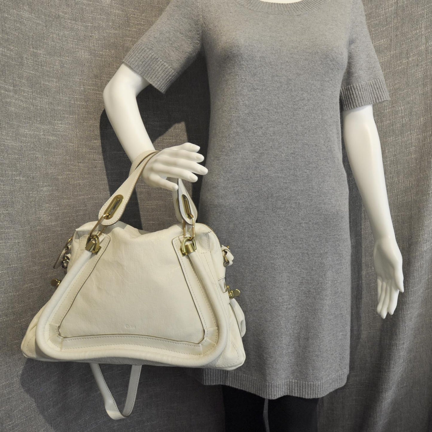 Calfskin Medium Paraty Cream