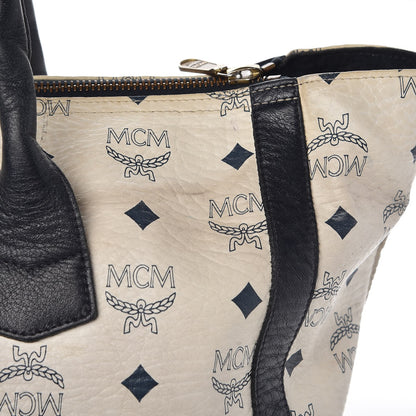 MCM Visetos Medium Tote White 18 of 23