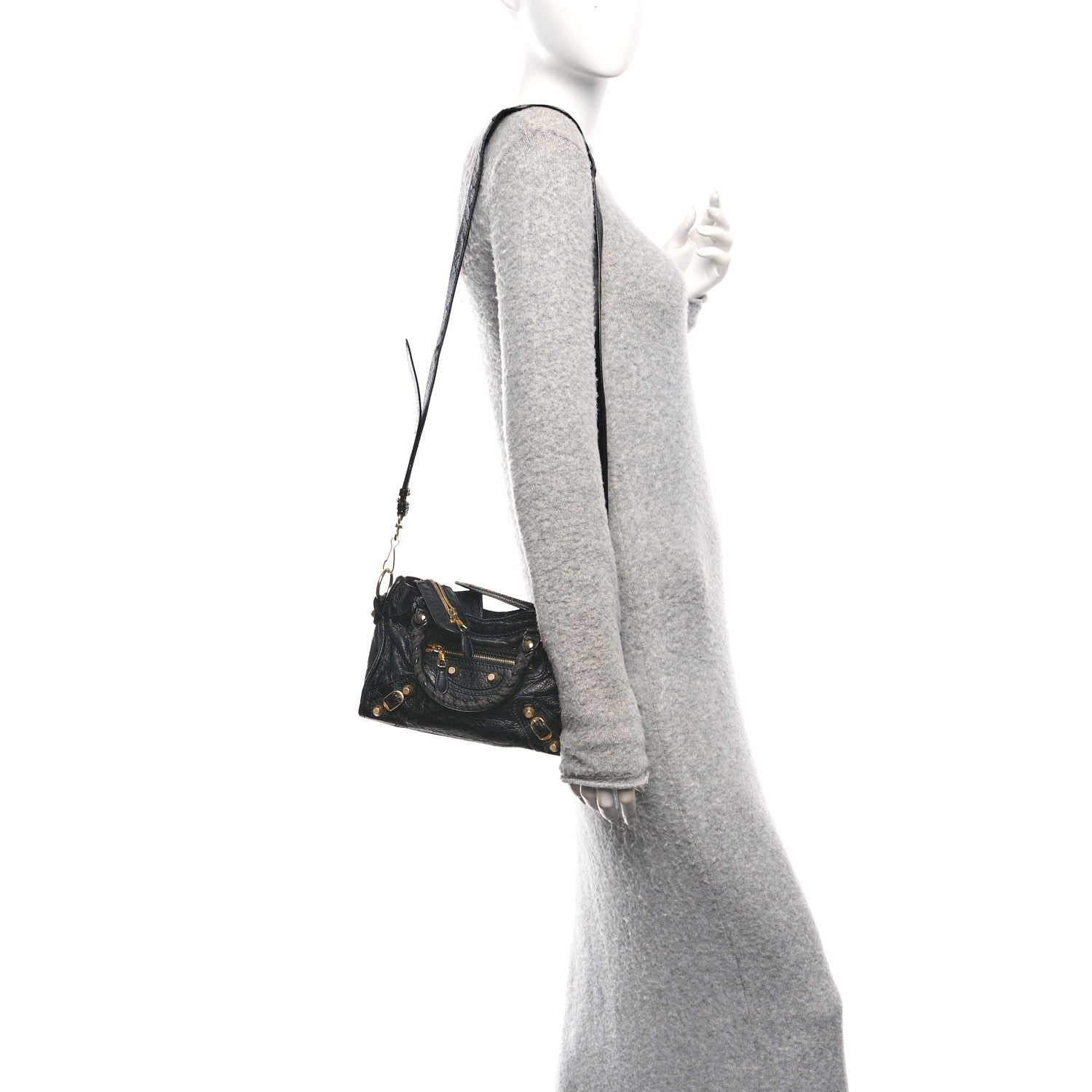 Balenciaga Agneau Giant 12 Gold Hardware Mini City Black 2 of 11