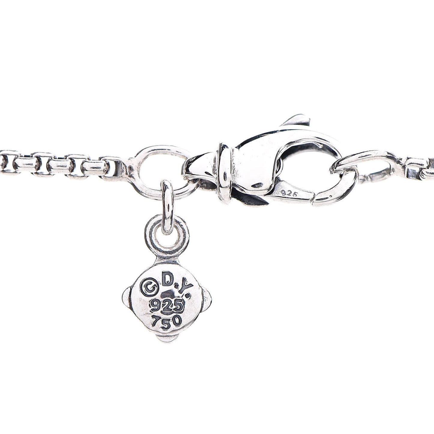 Sterling Silver 18K Yellow Gold Cable Disc Necklace