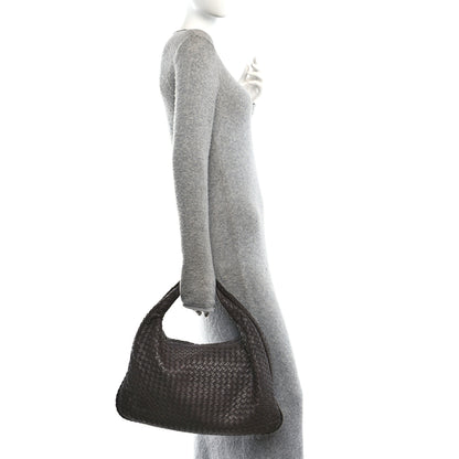Bottega Veneta Nappa Intrecciato Large Veneta Hobo Ebano 2 of 10