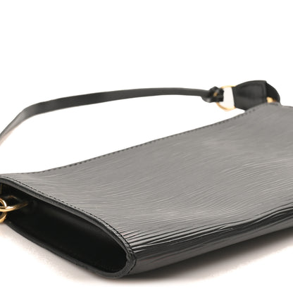 Louis Vuitton Epi Pochette Accessories 24 Black 8 of 9
