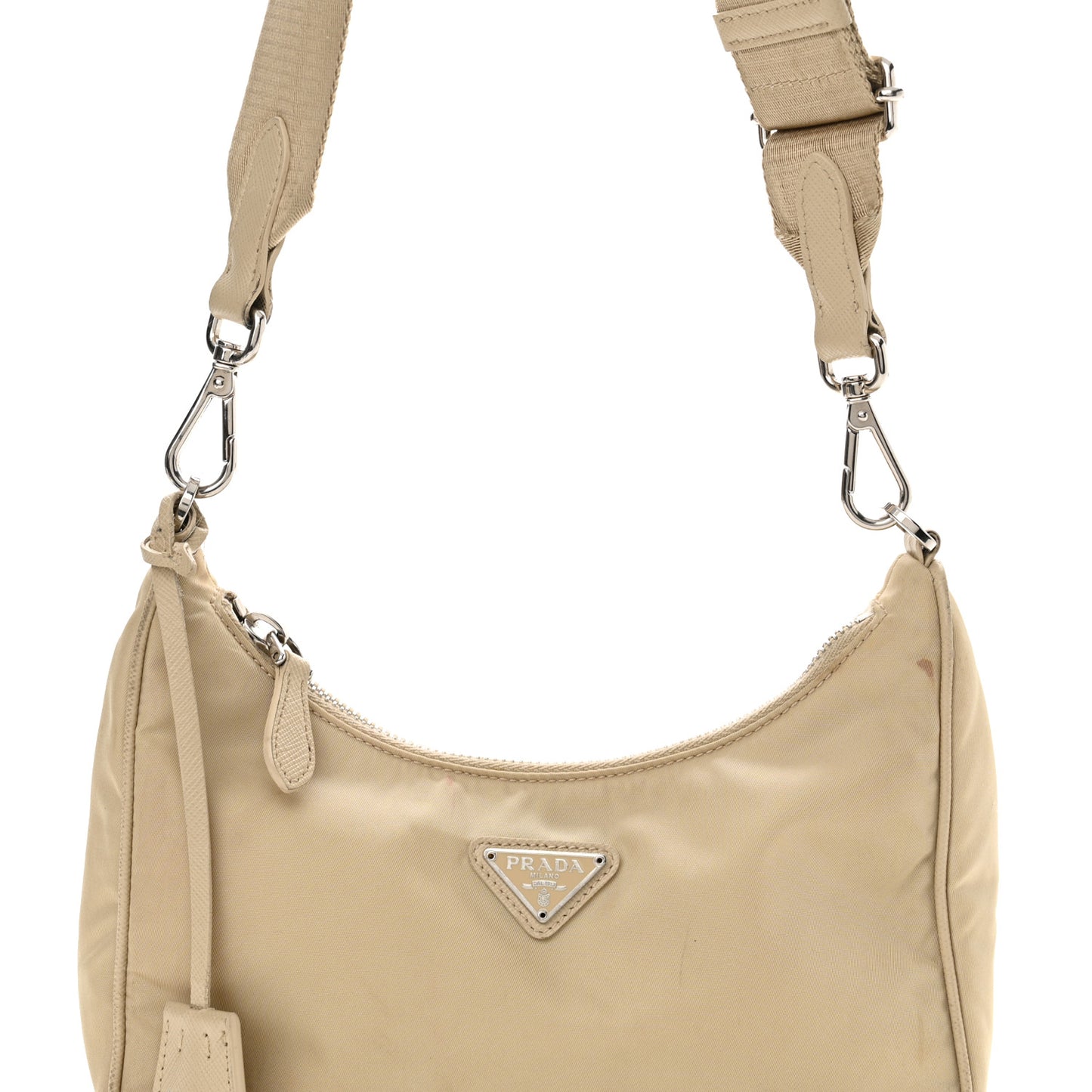 Re-Nylon Saffiano Re-Edition 2005 Shoulder Bag Deserto