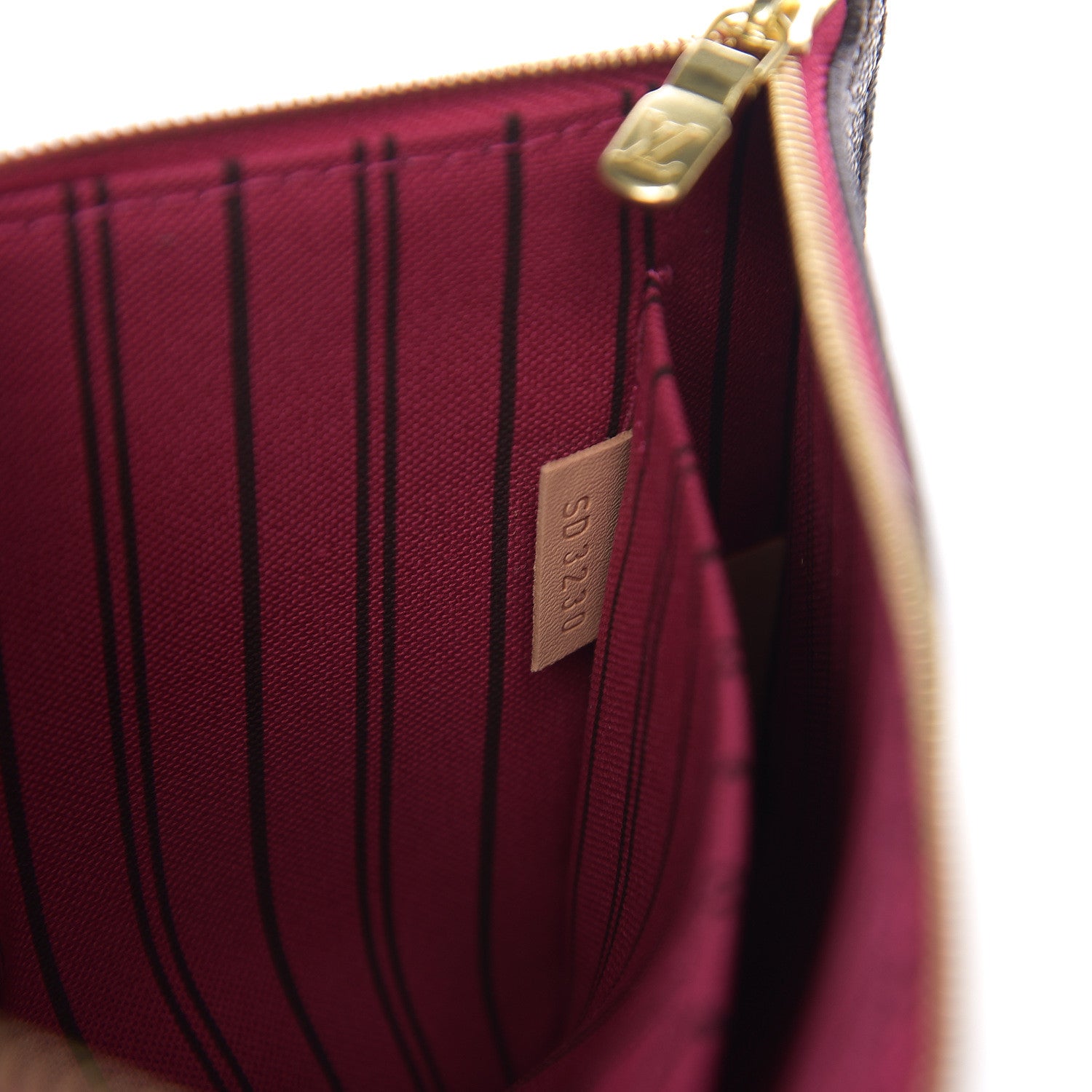 Louis Vuitton Monogram Neverfull MM GM Pochette Pivoine 7 of 7
