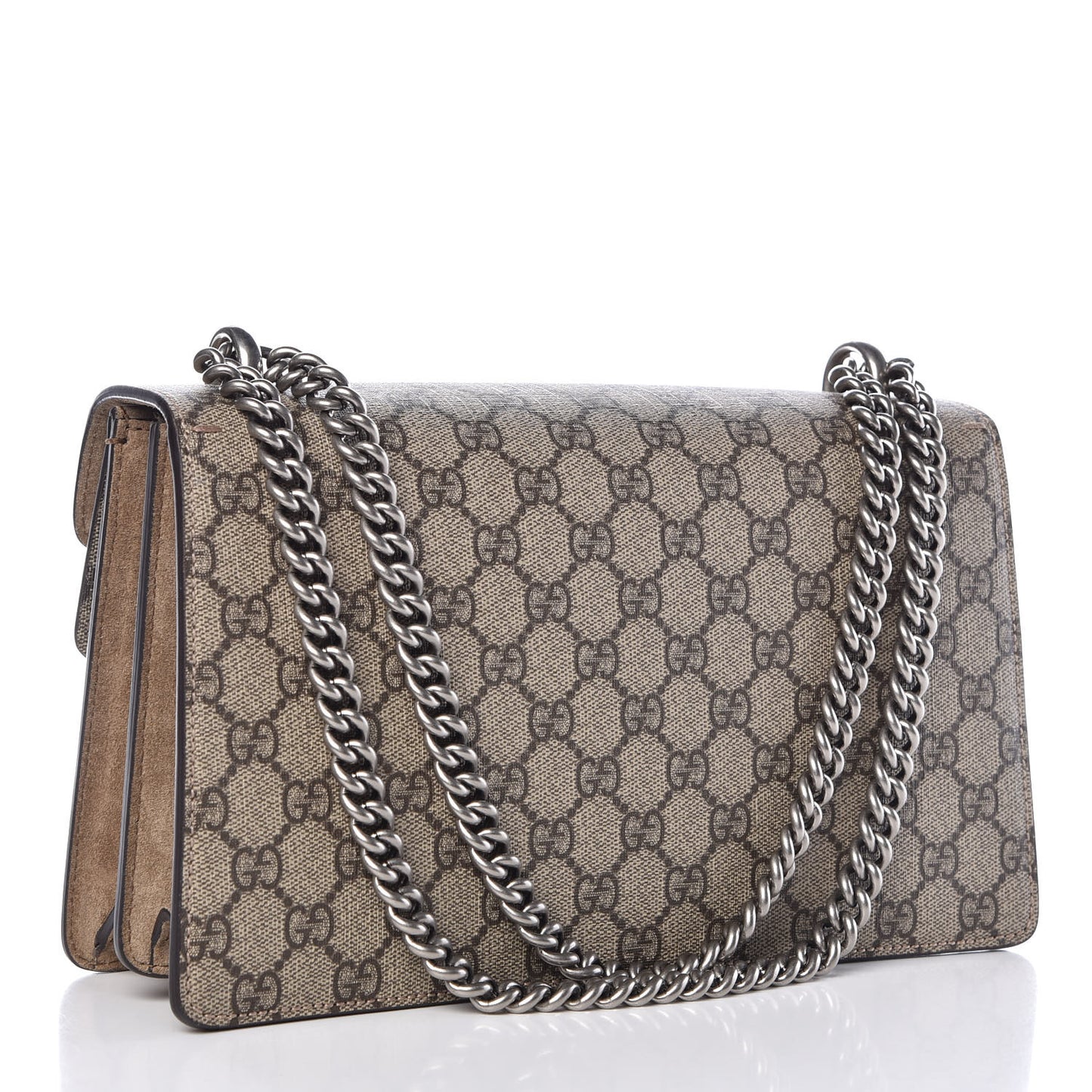 GG Supreme Monogram Small Dionysus Shoulder Bag Taupe
