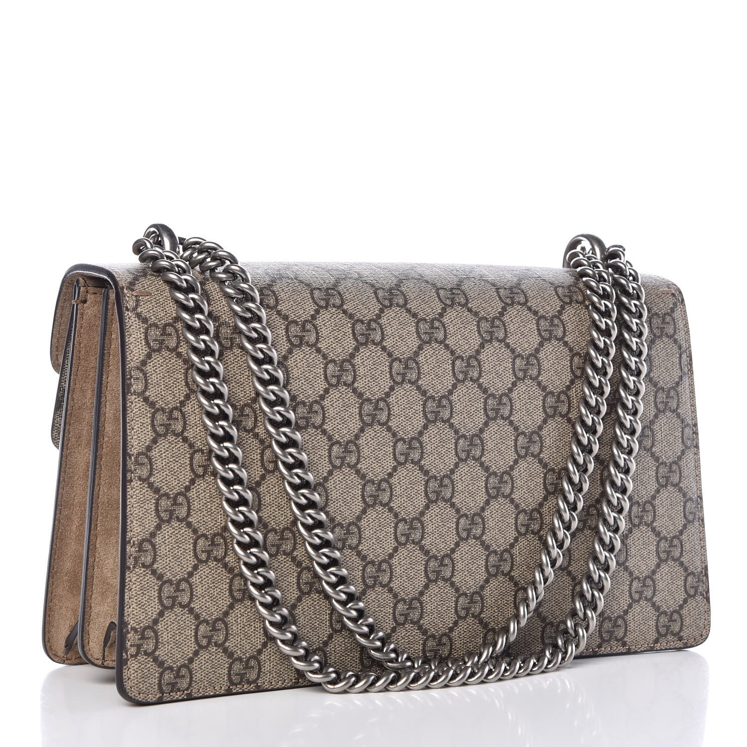 Gucci GG Supreme Monogram Small Dionysus Shoulder Bag Taupe 3 of 9