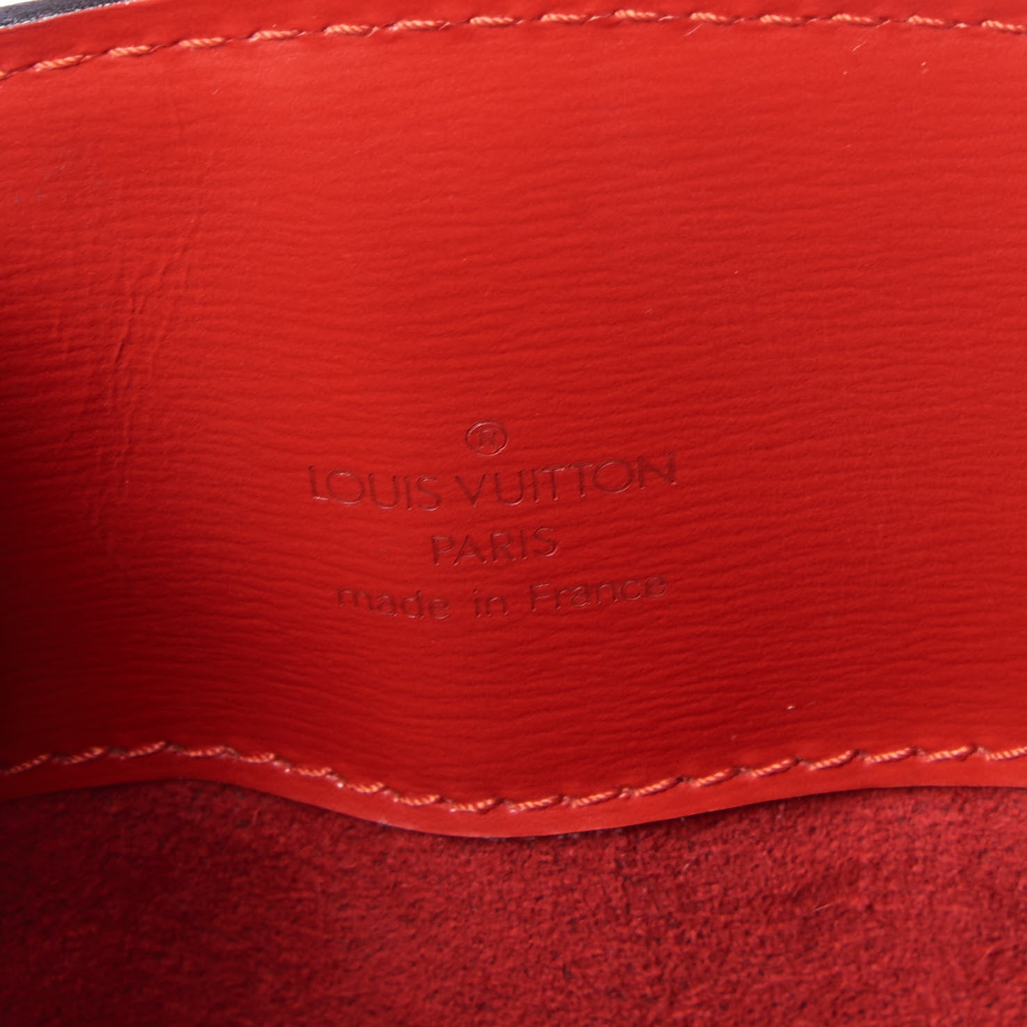 Louis Vuitton Epi Cluny Castillan Red 7 of 8