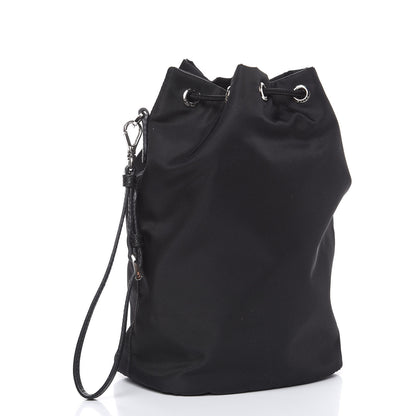 Prada Tessuto Nylon Vela Wristlet Black 3 of 9
