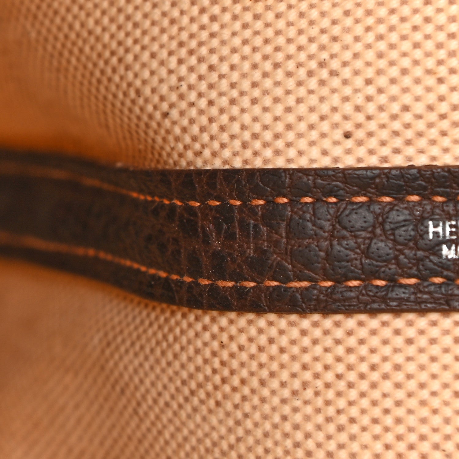 Hermes Buffle Skipper Toile Garden Party Vertical Tote Ebene 7 of 9