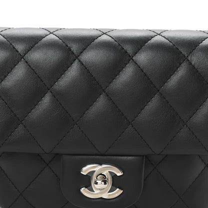 Chanel Calfskin Quilted CC Uniform Flap Belt Bag Black 9 of 12