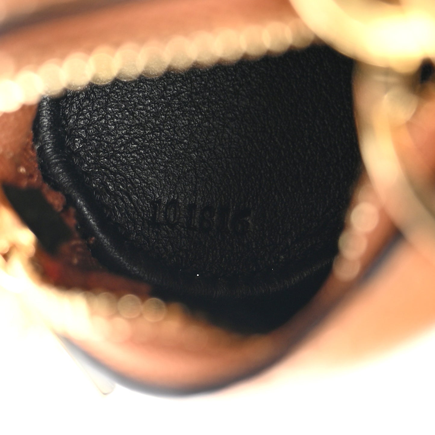 Calfskin Bunny Charm Light Caramel