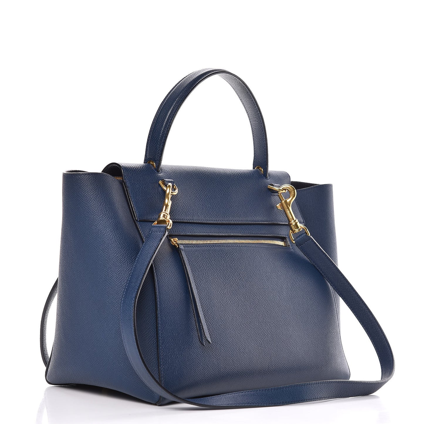 Grained Calfskin Mini Belt Bag Deepsea