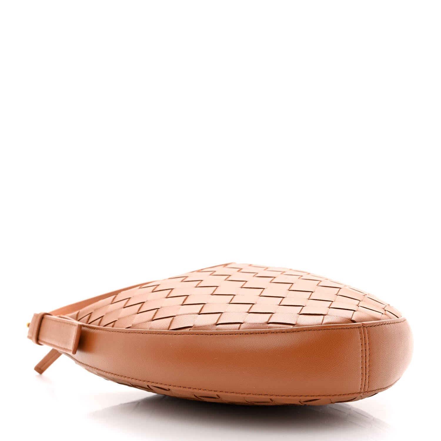 Bottega Veneta Nappa Intrecciato Small Drop Shoulder Bag Wood 4 of 11