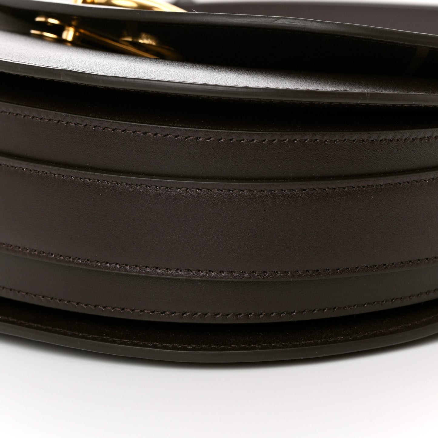 Calfskin Rocking Horse Crossbody Brown