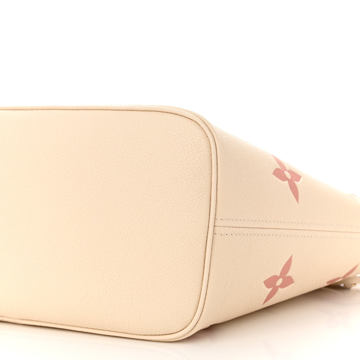Louis Vuitton Empreinte Monogram Giant Neverfull MM Creme Rose Trianon 8 of 9