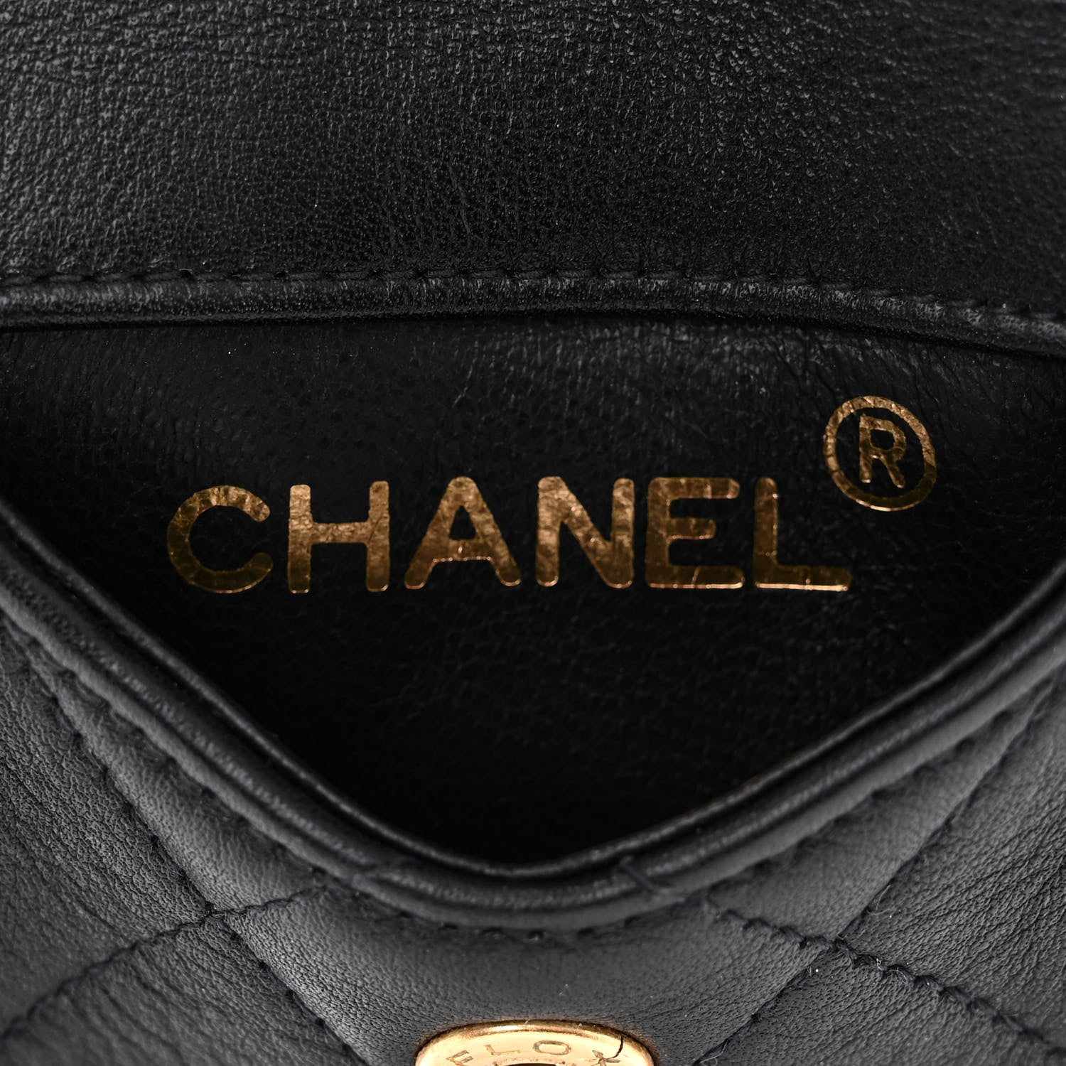 Chanel Calfskin Quilted Flap Chain Waist Belt Bag 75 30 Black 4 of 6