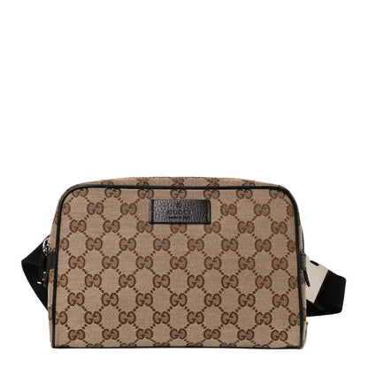 Gucci Monogram Belt Bag Dark Brown 1 of 13