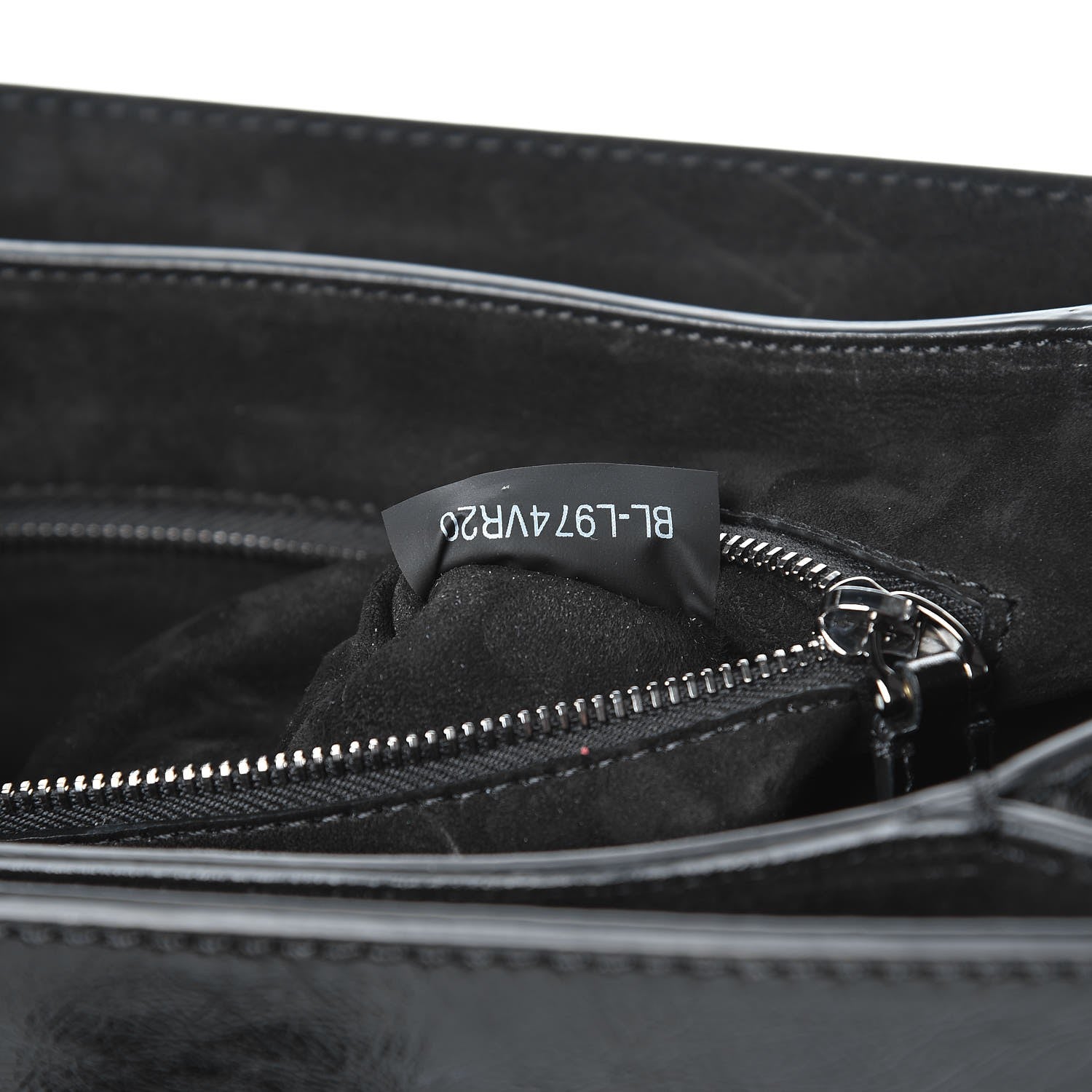 Valentino Garavani Craquele Calfskin B-Rockstud Flap Black 6 of 8