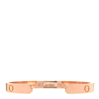 Cartier 18K Pink Gold LOVE Cuff Bracelet 16 3 of 4