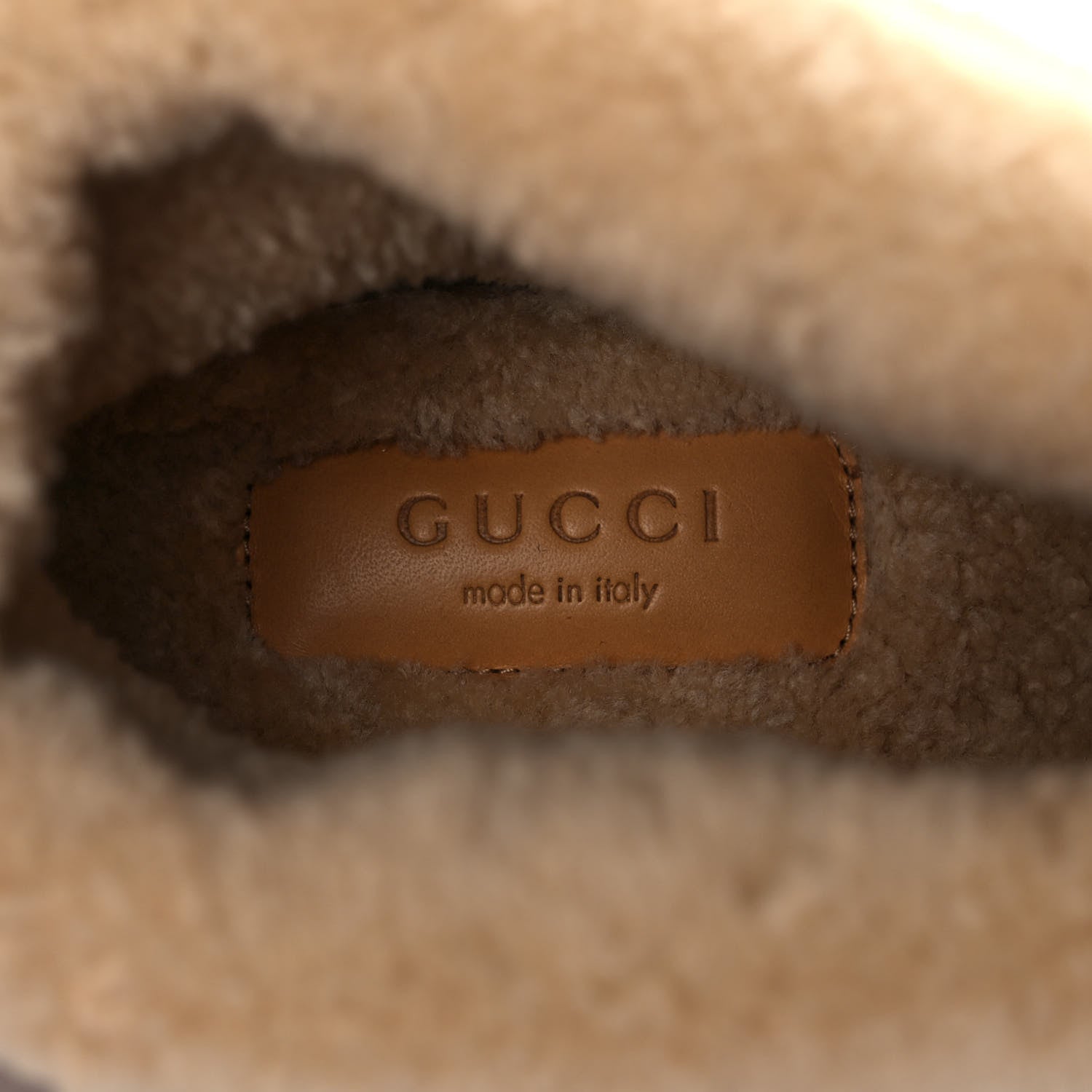 Gucci Calfskin Wool Womens Fria Horsebit Ankle Boots 36 New Caramel Butterscotch 7 of 9
