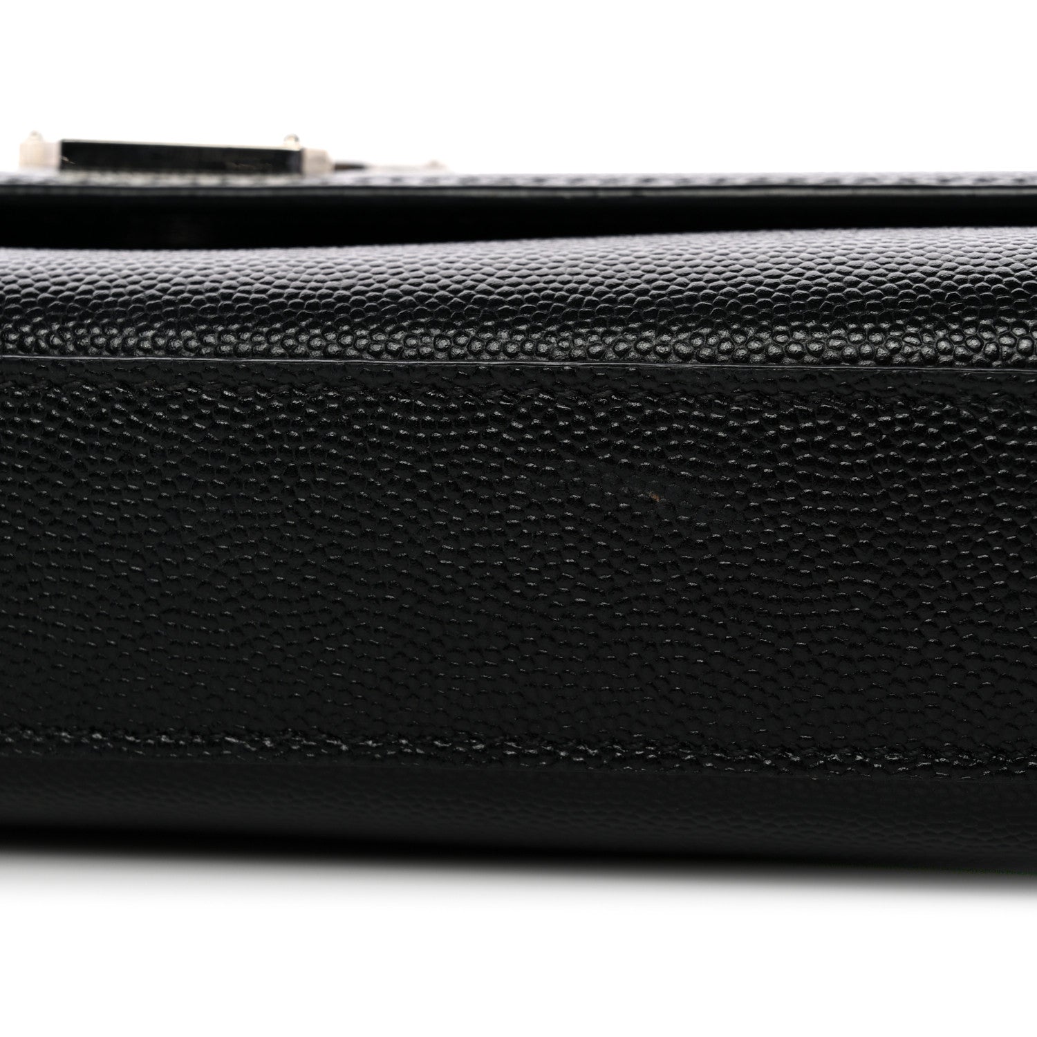 Saint Laurent Grain De Poudre Medium Classic Monogram Kate Satchel Black 11 of 15