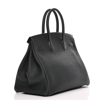 Hermes Togo Birkin 35 Vert Fonce 3 of 30