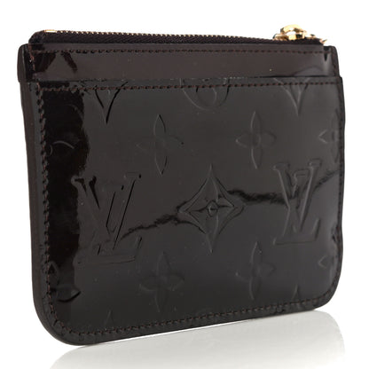 Louis Vuitton Vernis Key Pouch Amarante 2 of 9