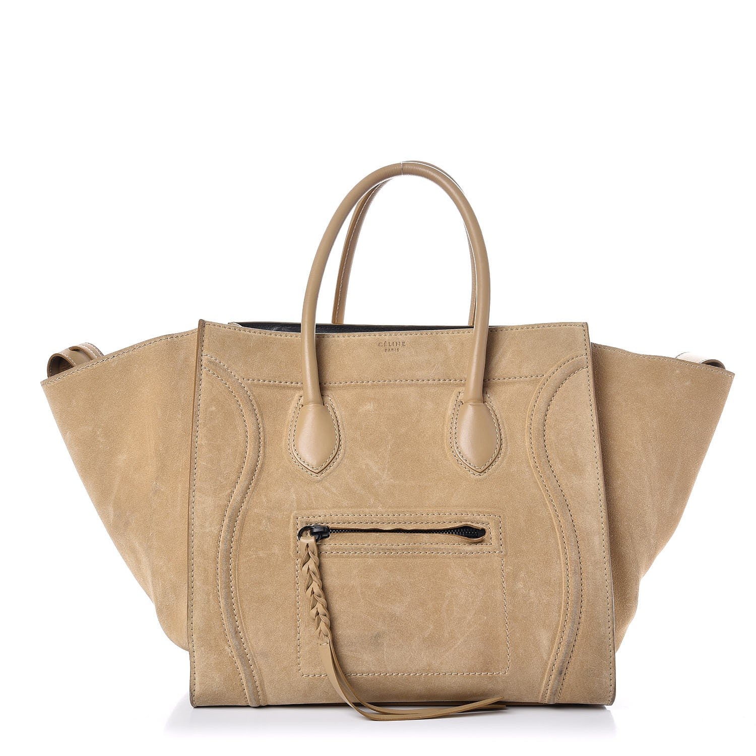 Celine Suede Medium Phantom Luggage Dune 1 of 19