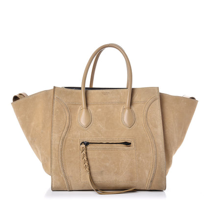 Celine Suede Medium Phantom Luggage Dune 1 of 19