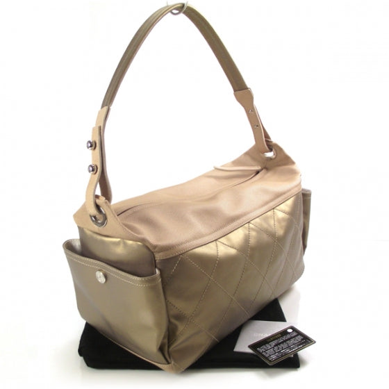 Chanel Paris Biarritz Hobo Gold 3 of 11
