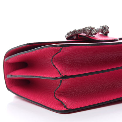 Gucci Dollar Calfskin Crystal Web Medium Dionysus Bamboo Top Handle Bag Box Pink Black Diamond 6 of 10
