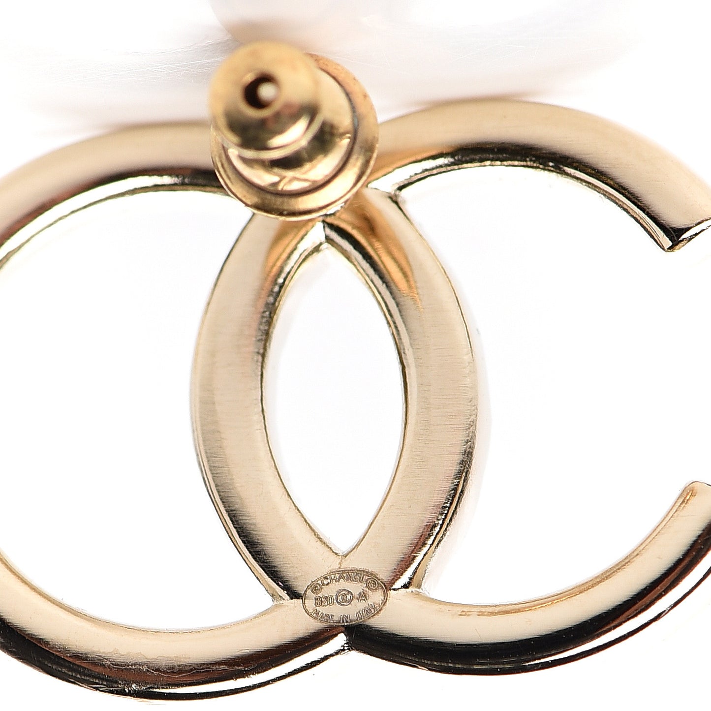 Baguette Crystal High Society CC Earrings Gold