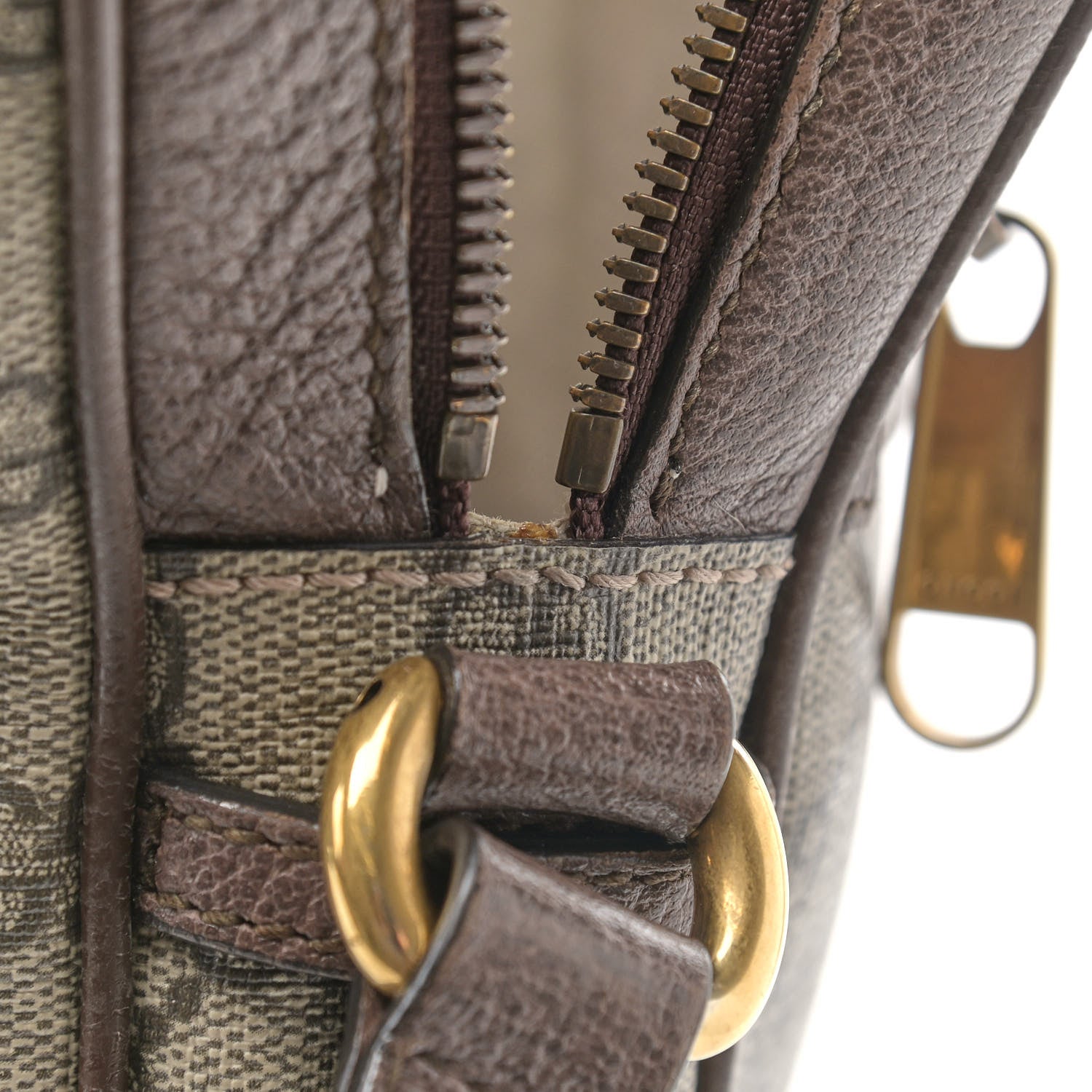 Gucci GG Supreme Monogram Web Medium Ophidia Messenger Bag Brown 18 of 18