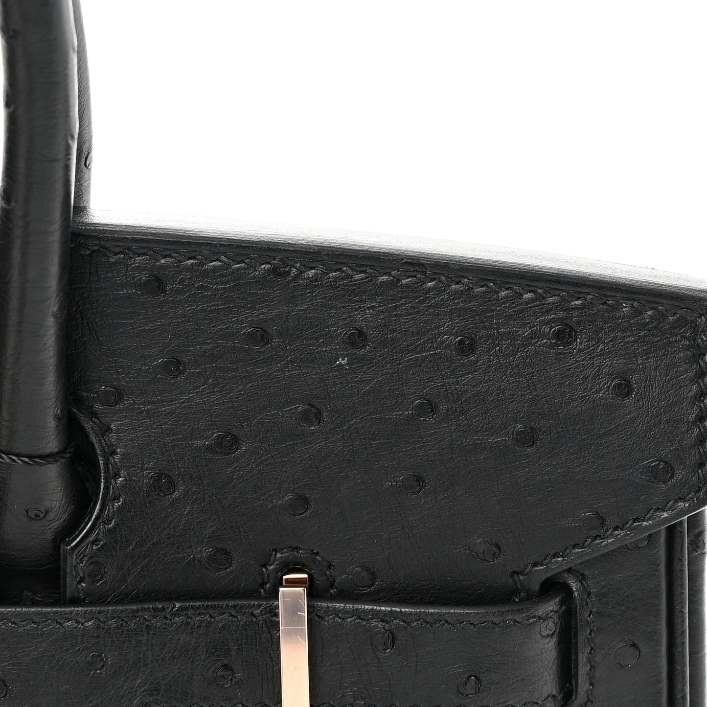 Ostrich Birkin 30 Black